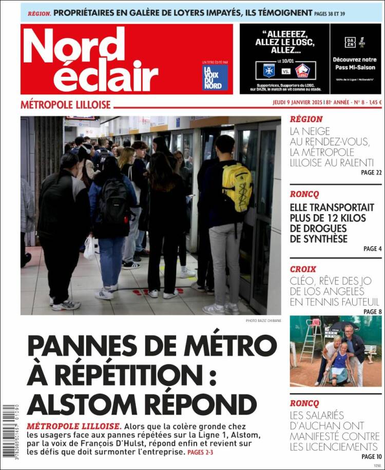 Portada de Nord Éclair (Francia)