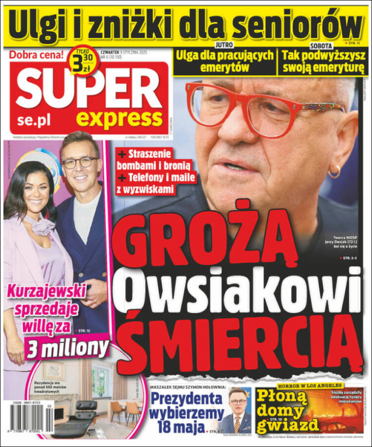 Portada de Super Express (Polonia)