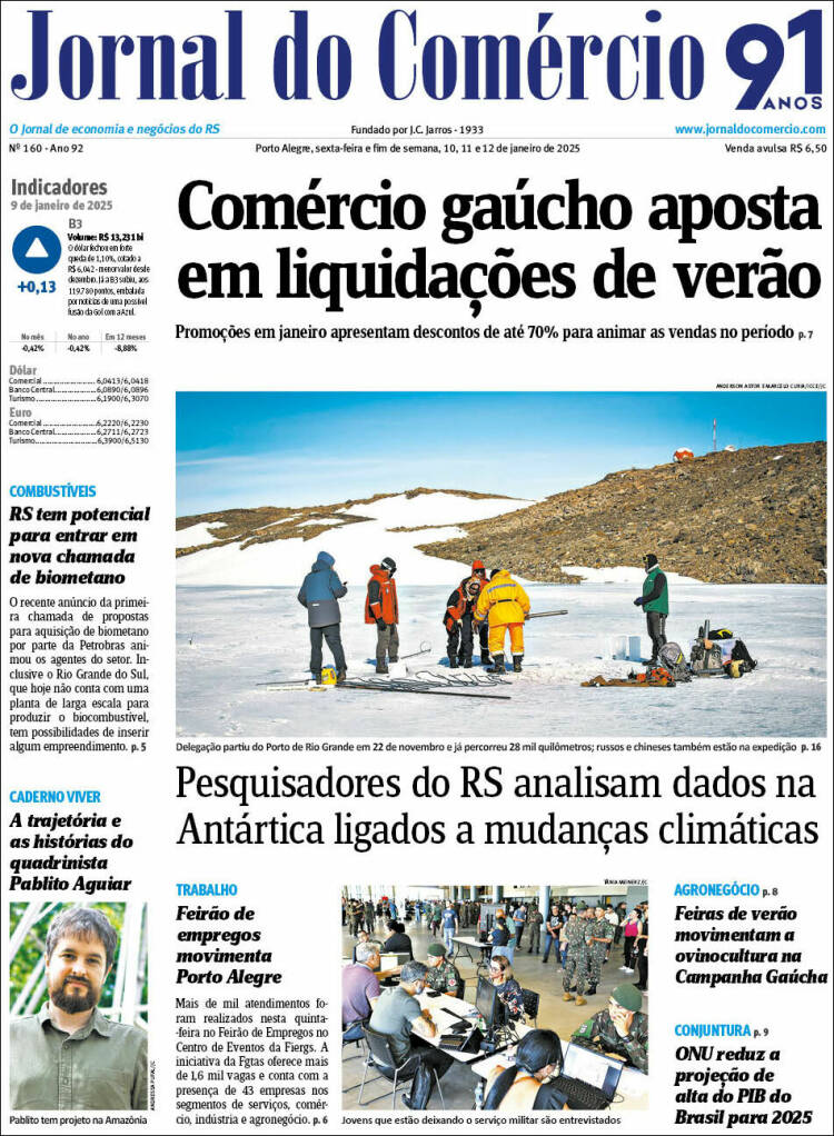 Portada de Jornal do Comércio (Brasil)
