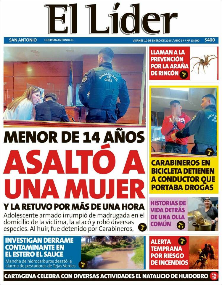 Portada de Lider de San Antonio (Chile)