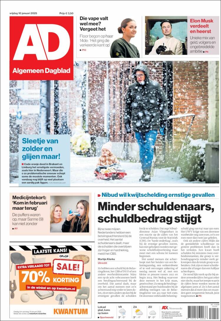 Portada de AD (Pa&iacute;ses Bajos)