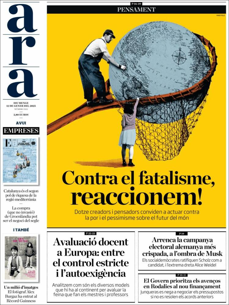 Portada de Ara (España)