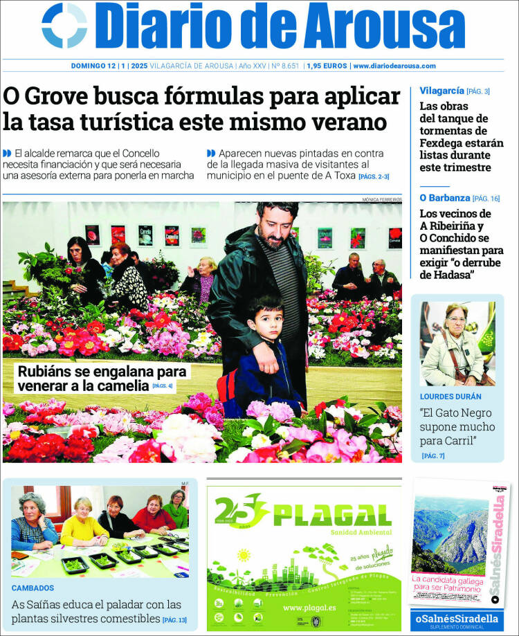 Portada de Diario de Arousa (España)