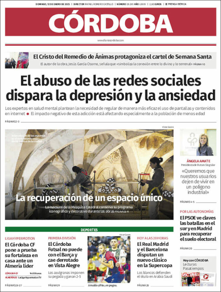 Portada de Diario de Córdoba (España)