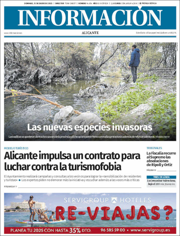 Portada de Diario Información (España)