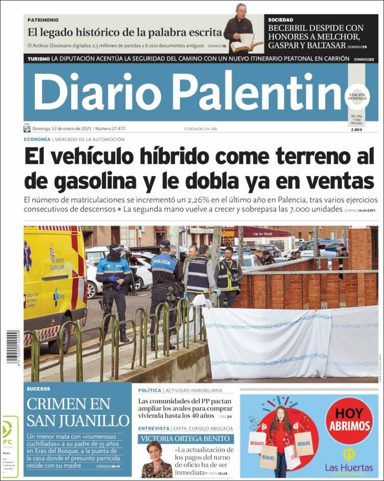 Portada de Diario Palentino (España)