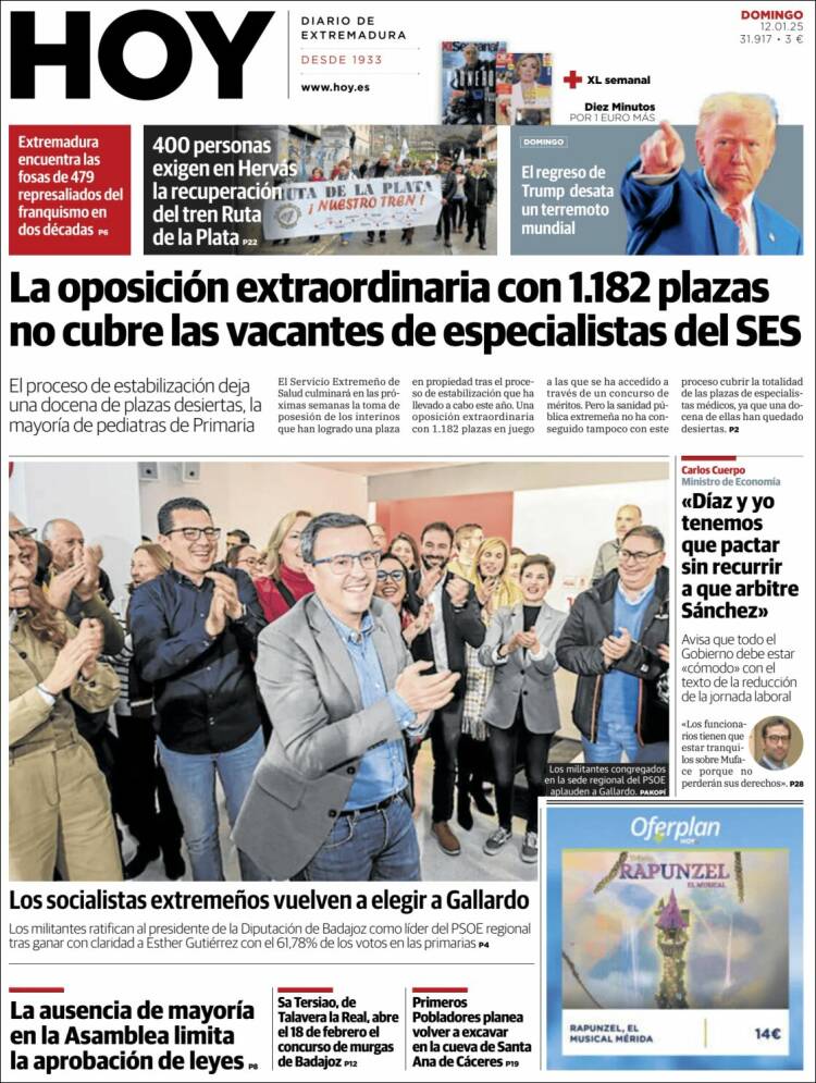 Portada de Hoy - Badajoz (España)
