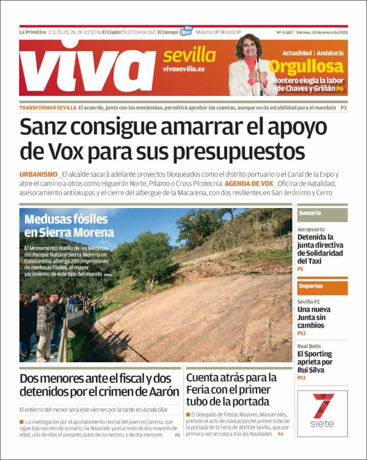 Portada de Viva Sevilla (España)