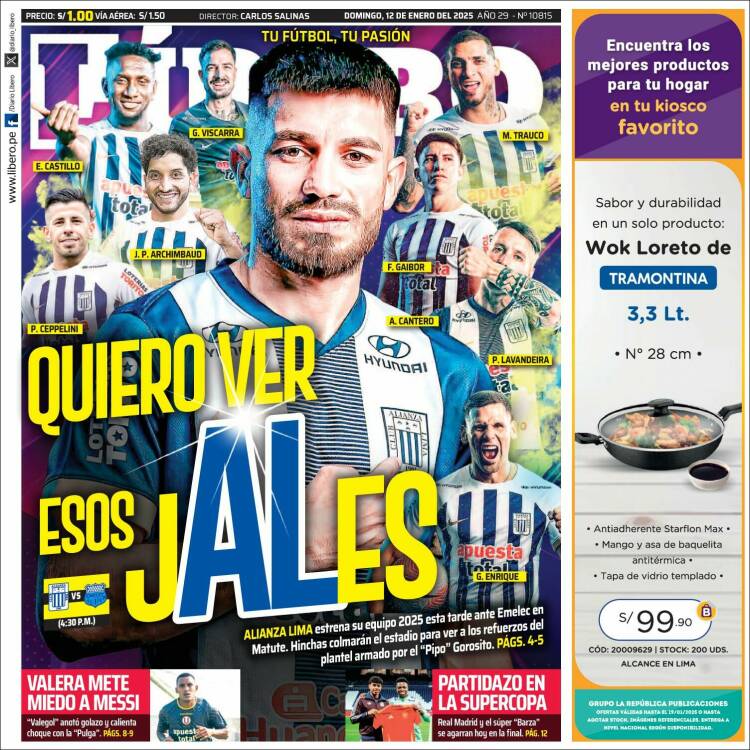 Portada de Líbero (Per&uacute;)