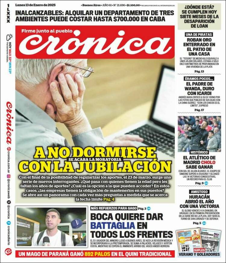 Portada de La Voz del Chaco (Argentina)