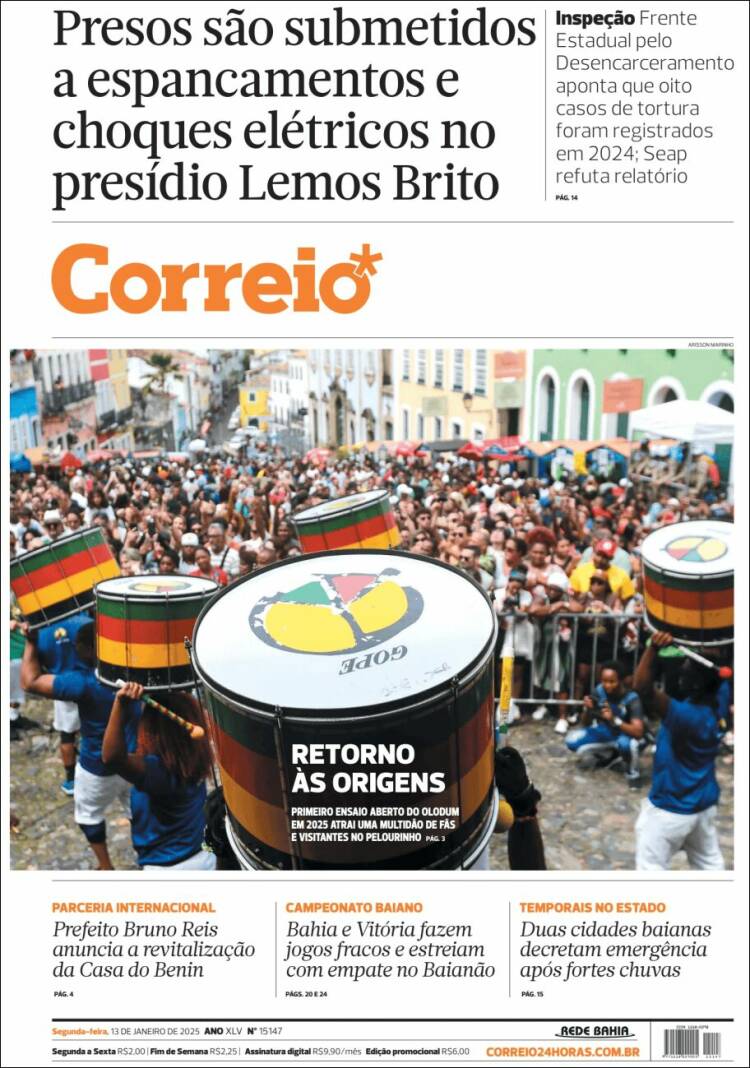 Portada de Correio* (Brasil)