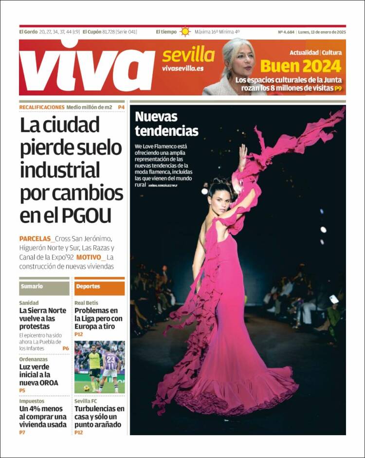 Portada de Viva Sevilla (España)