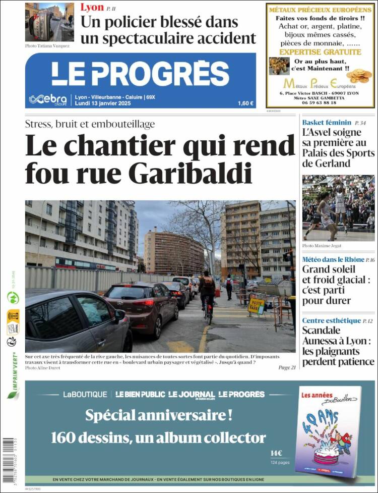 Portada de Progres de Fecamp (Francia)