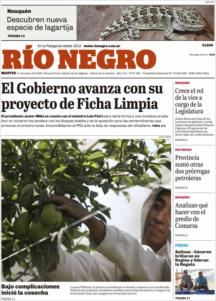 Portada de Rio Negro (Argentina)