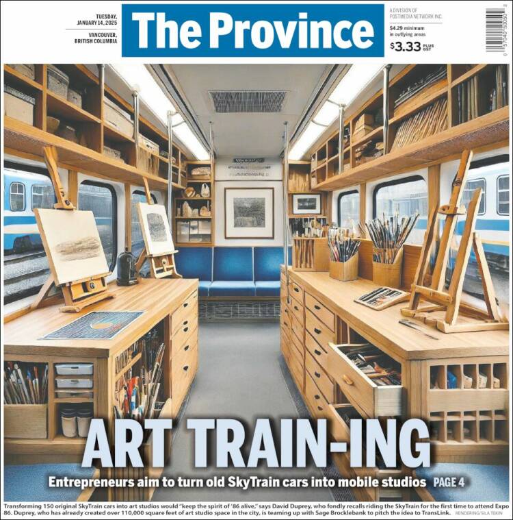 Portada de The Province (Canadá)