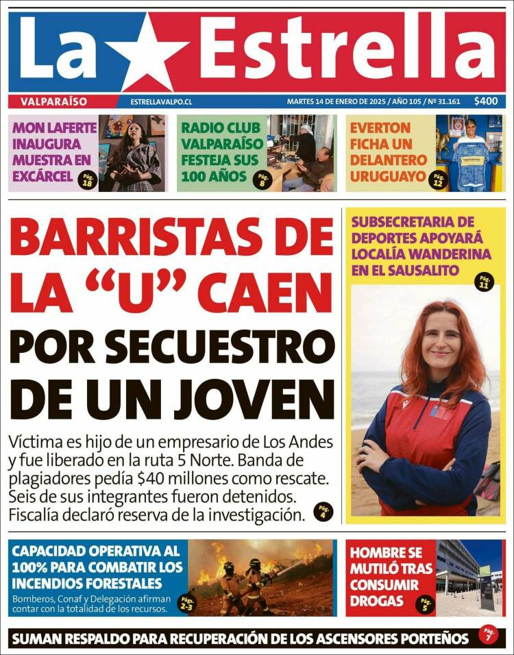 Portada de Estrella de Valparaiso (Chile)