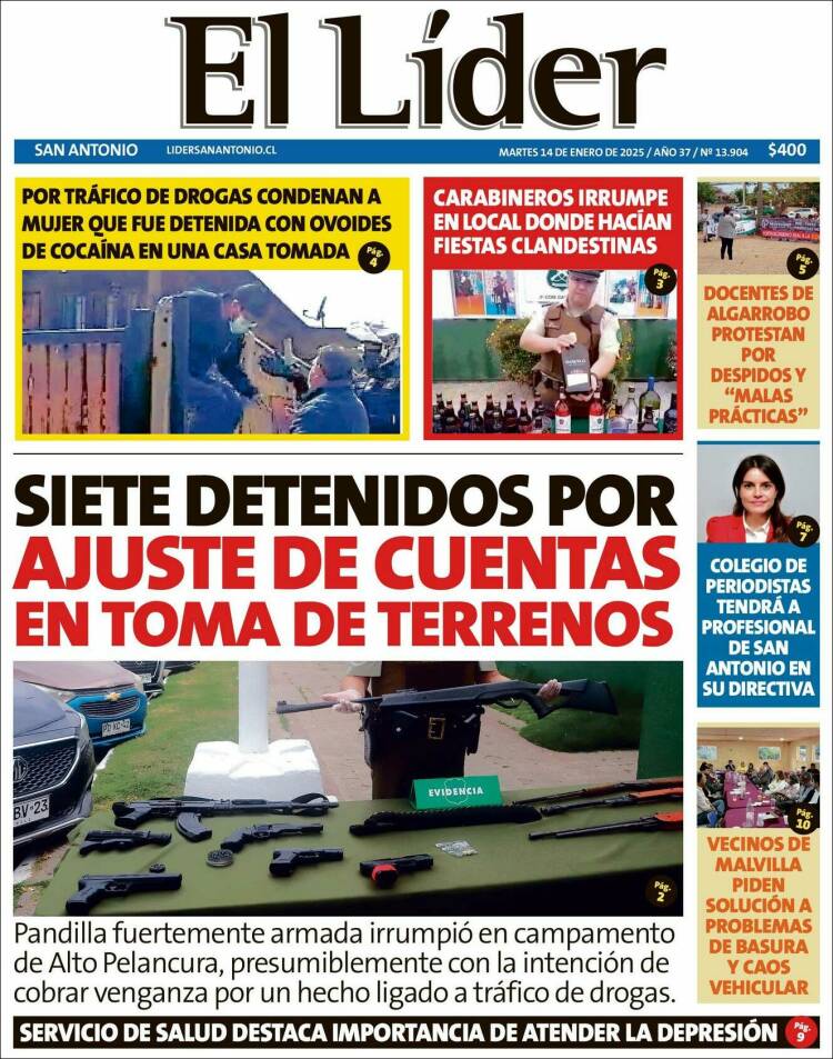 Portada de Lider de San Antonio (Chile)