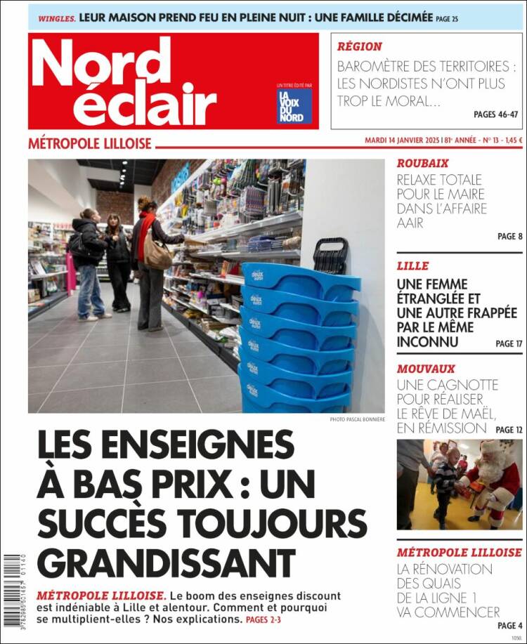 Portada de Nord Éclair (Francia)