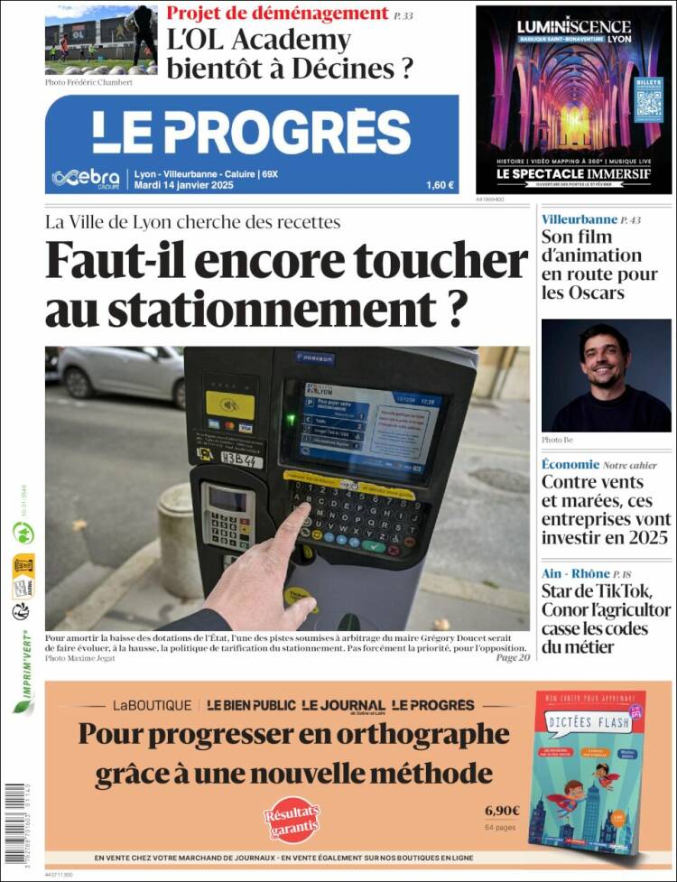 Portada de Progres de Fecamp (Francia)