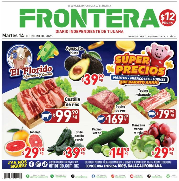 Portada de Frontera (México)