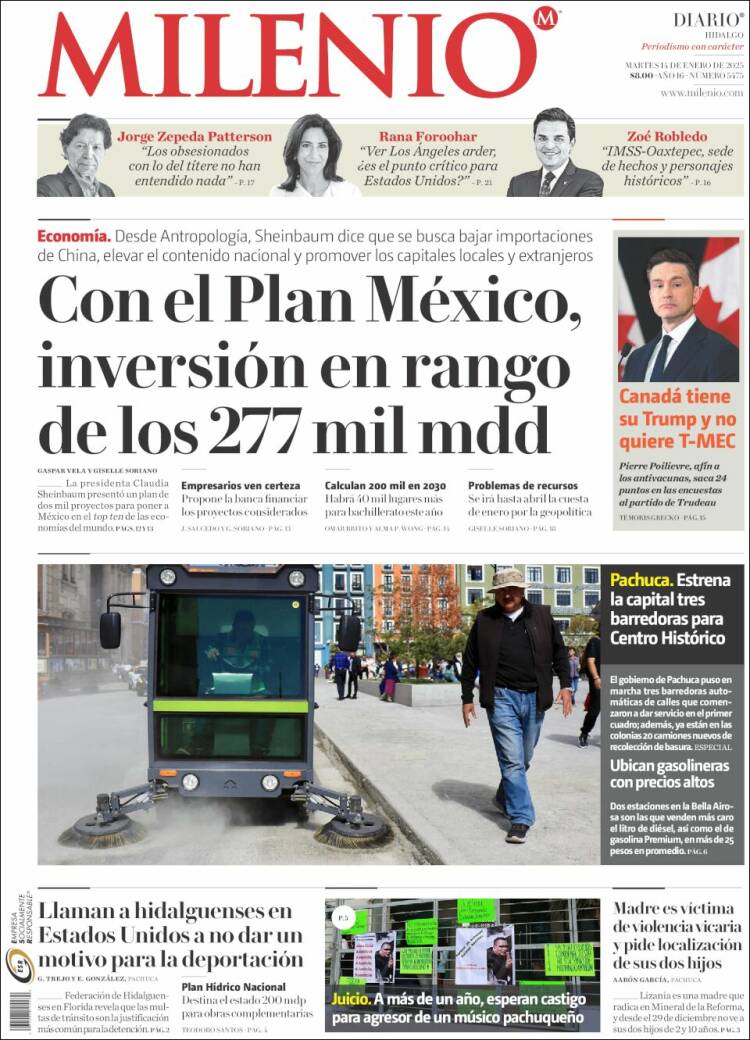 Portada de Milenio de Hidalgo (México)