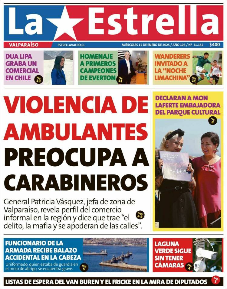 Portada de Estrella de Valparaiso (Chile)