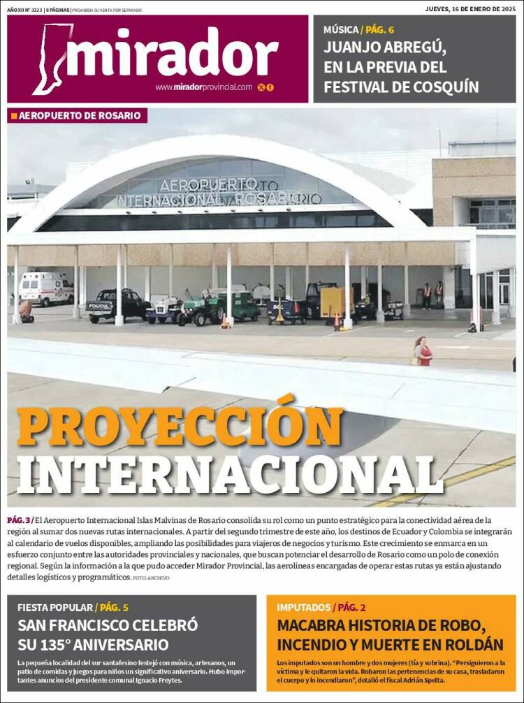Portada de Mirador Provincial (Argentina)