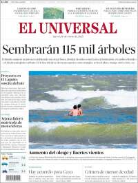 Portada de El Universal (Colombia)