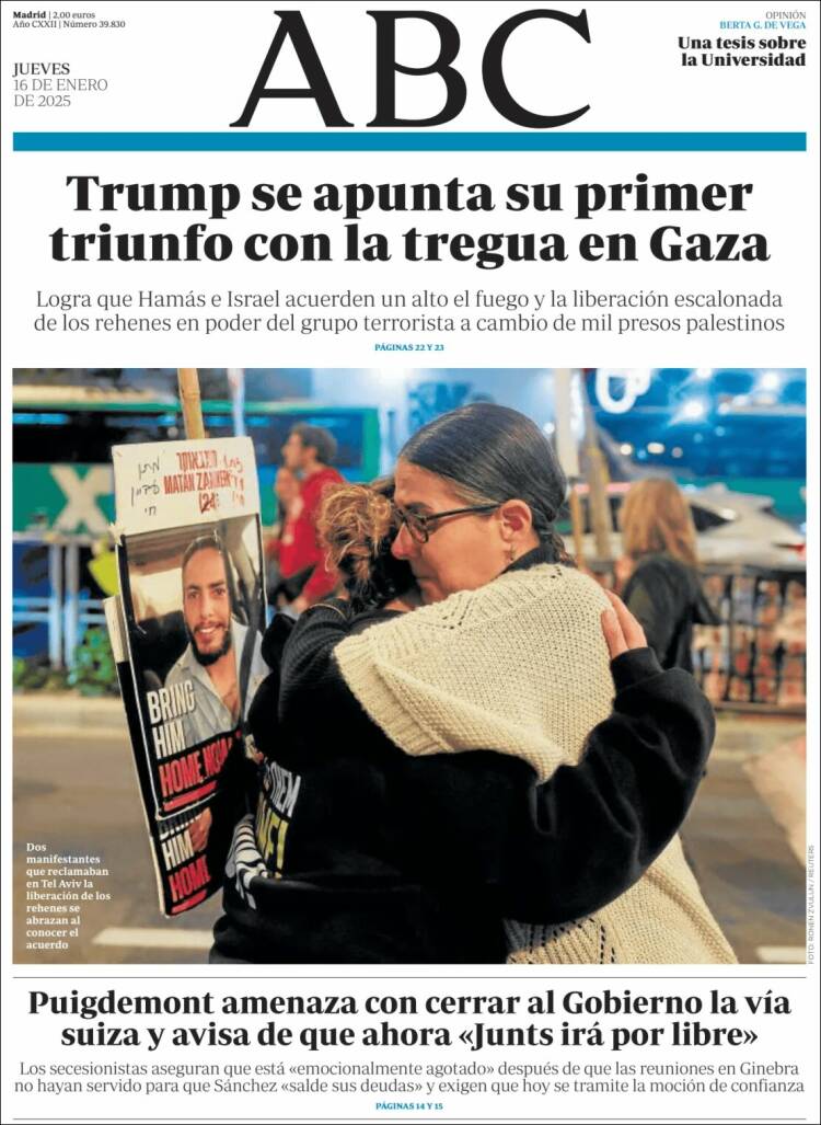 Portada de ABC (España)