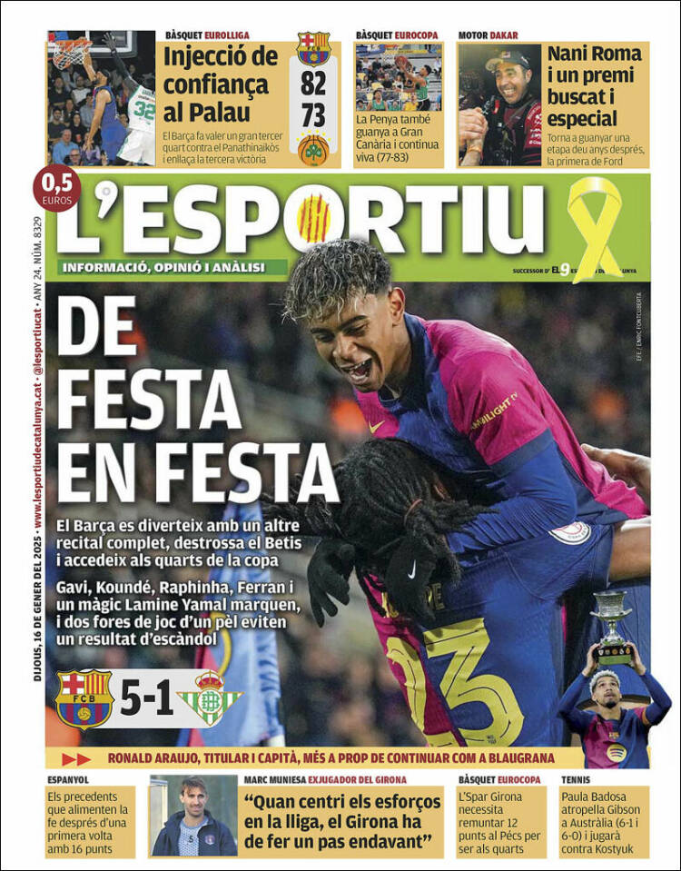 Portada de L'Esportiu (España)