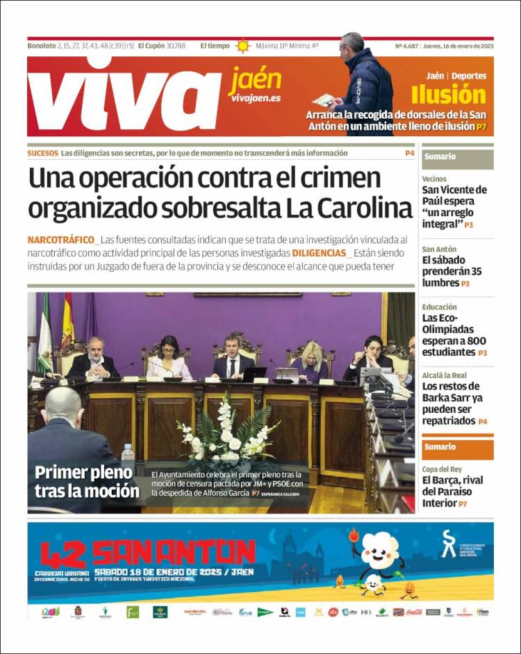 Portada de Viva Jaén (España)