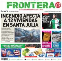 Portada de Frontera (México)