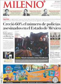 Portada de Milenio - Estado de México (México)