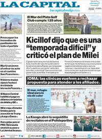 Portada de Diario La Capital - Mar del Plata (Argentina)