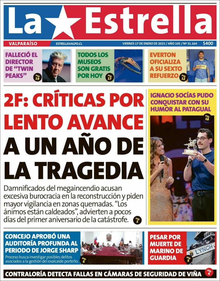 Portada de Estrella de Valparaiso (Chile)