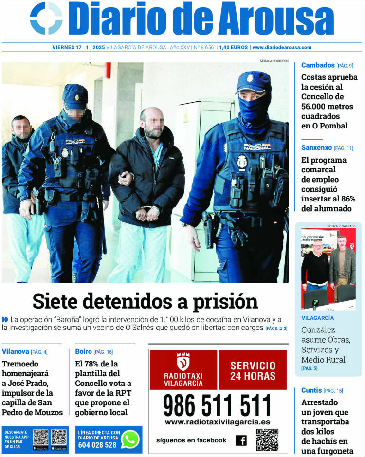 Portada de Diario de Arousa (España)