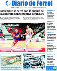 Portada de Diario de Ferrol (España)