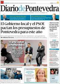 Portada de Diario de Pontevedra (España)