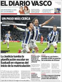 Portada de Diario Vasco (España)