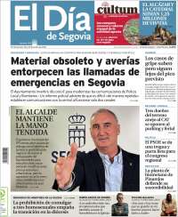 Portada de El Día de Segovia (España)