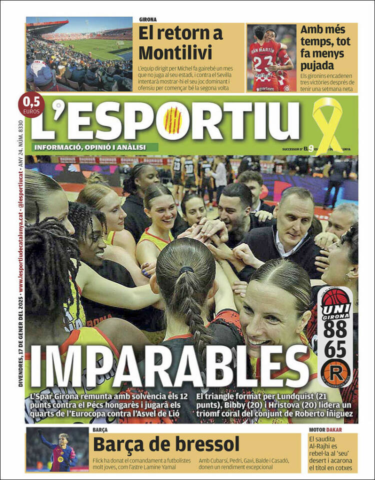 Portada de L'Esportiu : Girona (España)