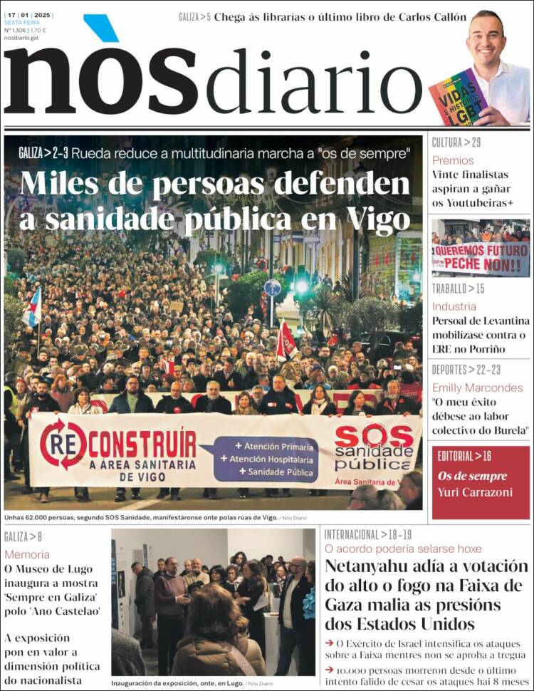 Portada de Nòs Diario (España)