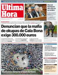 Portada de Última Hora (España)