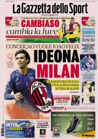 Portada de La Gazzetta dello Sport (Italia)