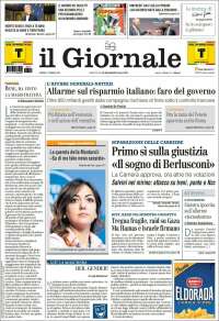 Portada de il Giornale (Italia)