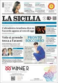 Portada de La Sicilia (Italia)