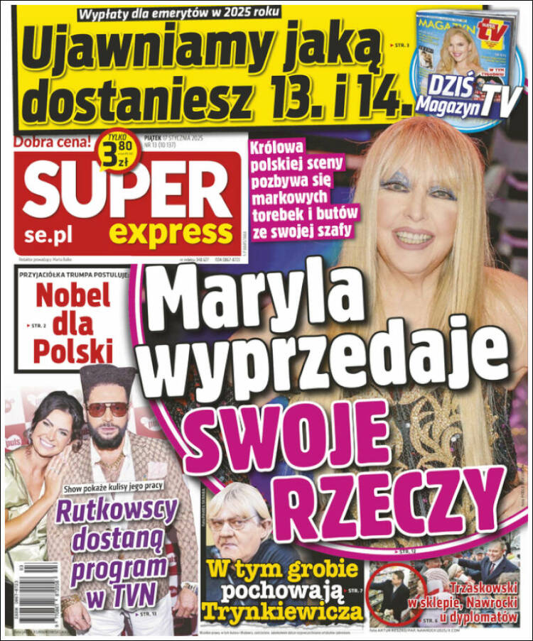 Portada de Super Express (Polonia)