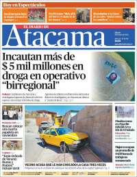 Portada de Diario de Atacama (Chile)