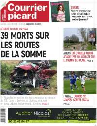 Portada de Courrier Picard (Francia)