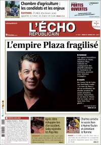 Portada de L'Echo Républicain (Francia)